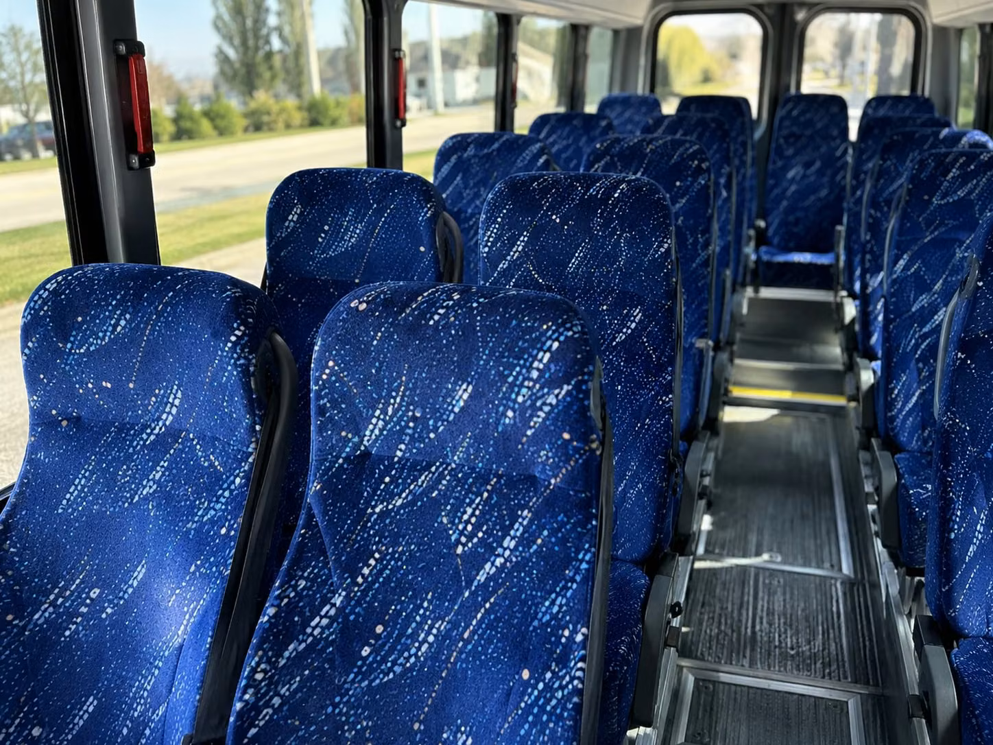 15 passenger minibus inside