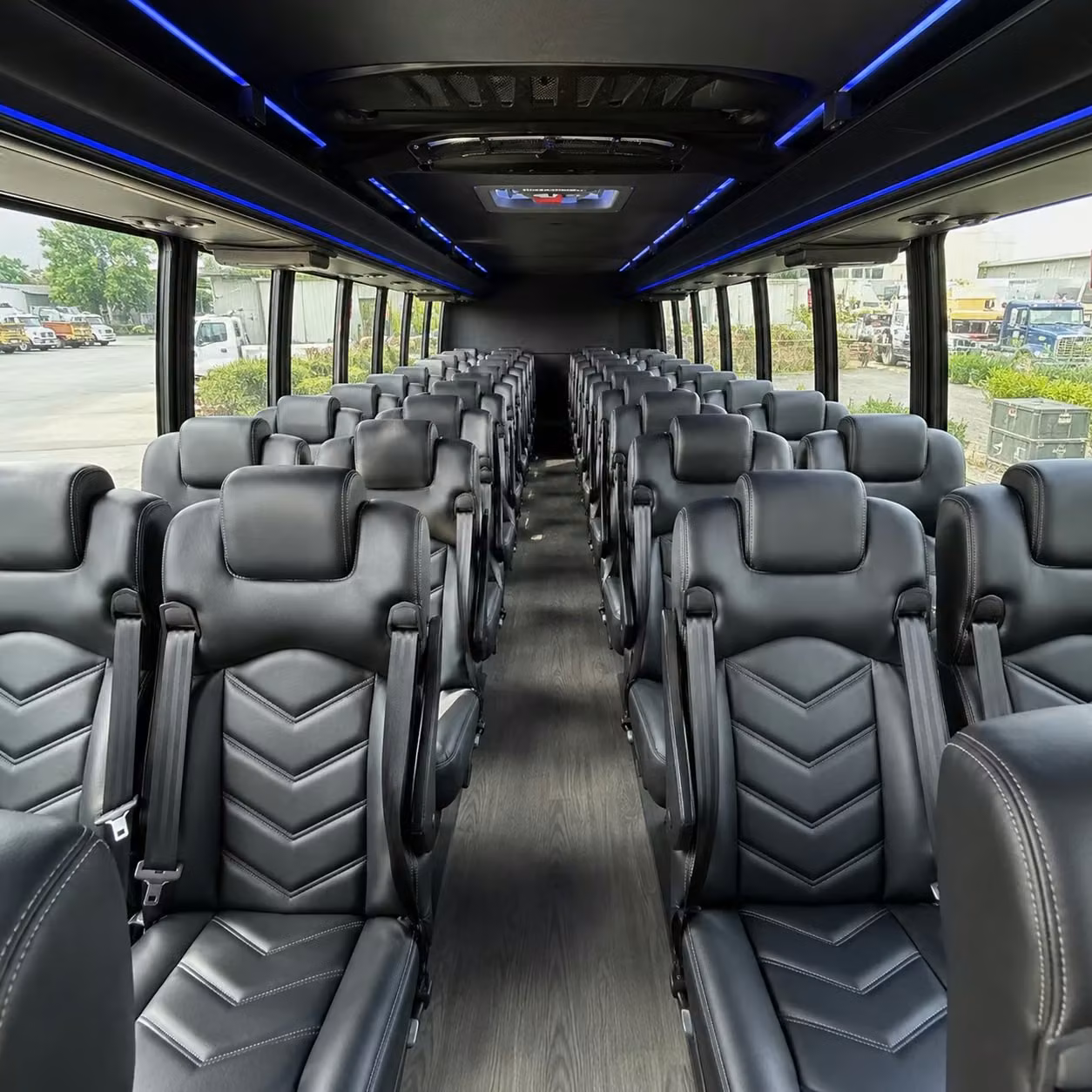 30 passenger minibus inside